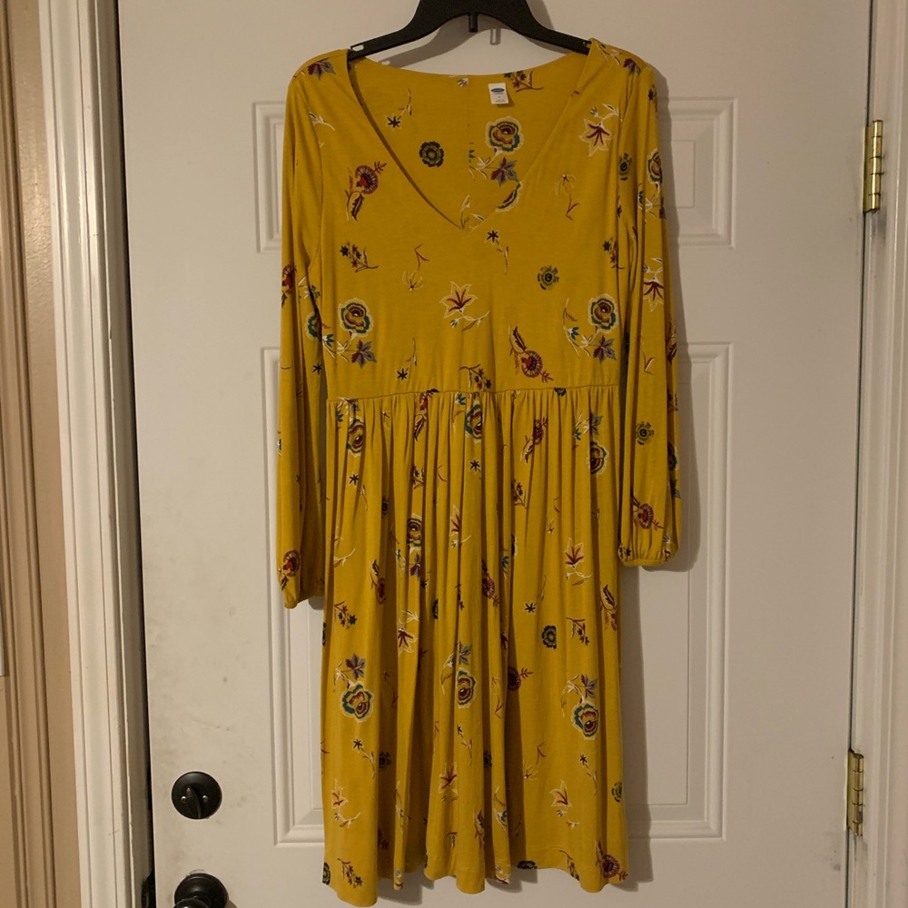 Mustard Yellow Old Navy Dress